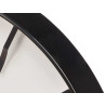 RELÓGIO PAREDE NÚMEROS RELEVO PRETO BRANCO 40CM