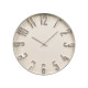OROLOGIO DA PARETE NUMERI RILIEVO ARGENTO BIANCO 4