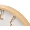 RELOJ PARED NUMEROS RELIEVE EFECTO MADERA 40CM
