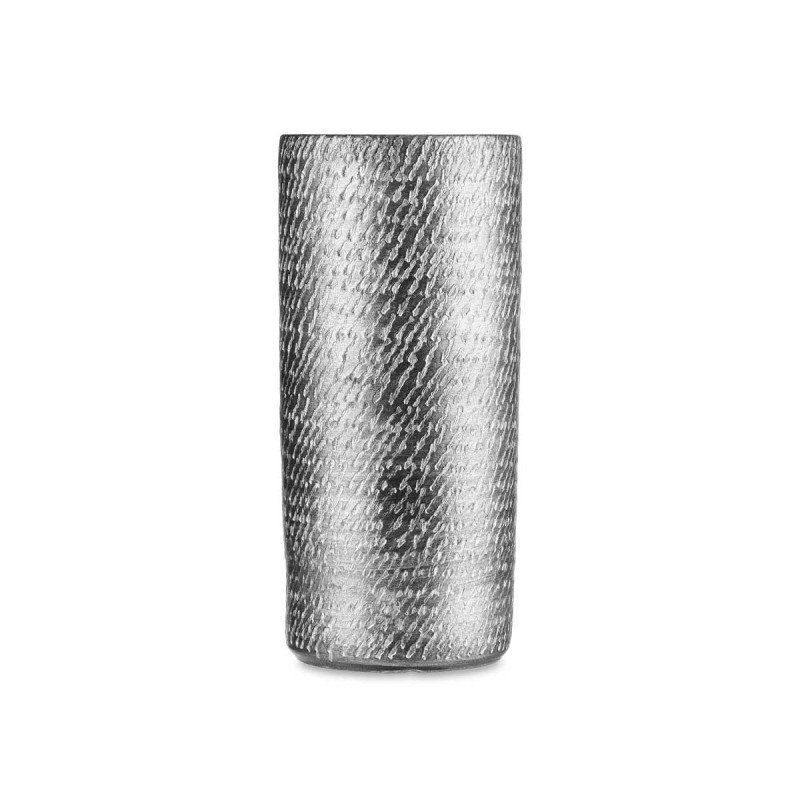 PORTE PARAPLUIE CERAMIQUE POINTS 50CM ARGENT