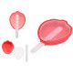 MOLDE GELADO MORANGO SILICONE