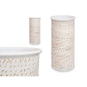 PORTAOMBRELLI IN CERAMICA PUNTI 50CM BEIGE