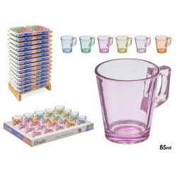 TAZA CAFE SURT 6 COL 85 ML DISPLAY