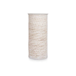 PORTE PARAPLUIE CERAMIQUE POINTS 50CM BEIGE