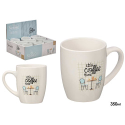PORCELAIN MUG COFFEE TIME 350ML