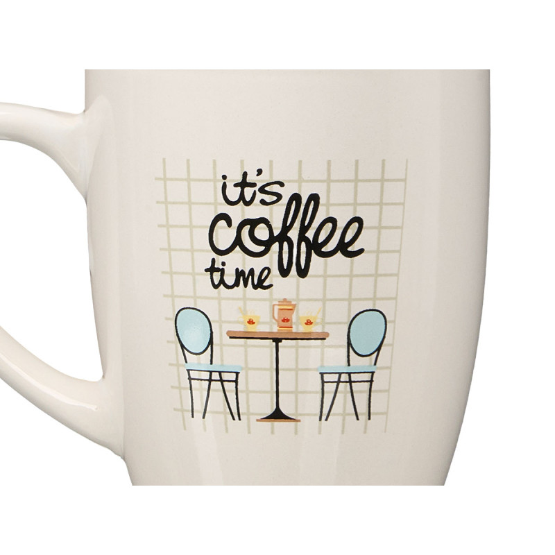 TAZZA PORCELLANA COFFEE TIME 350ML