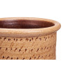 PORTAOMBRELLI IN CERAMICA PUNTI 50CM MARRONE