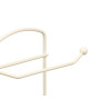 BROSSE WC PORTE-ROULEAU MÉTAL CRÈME BAMBOU