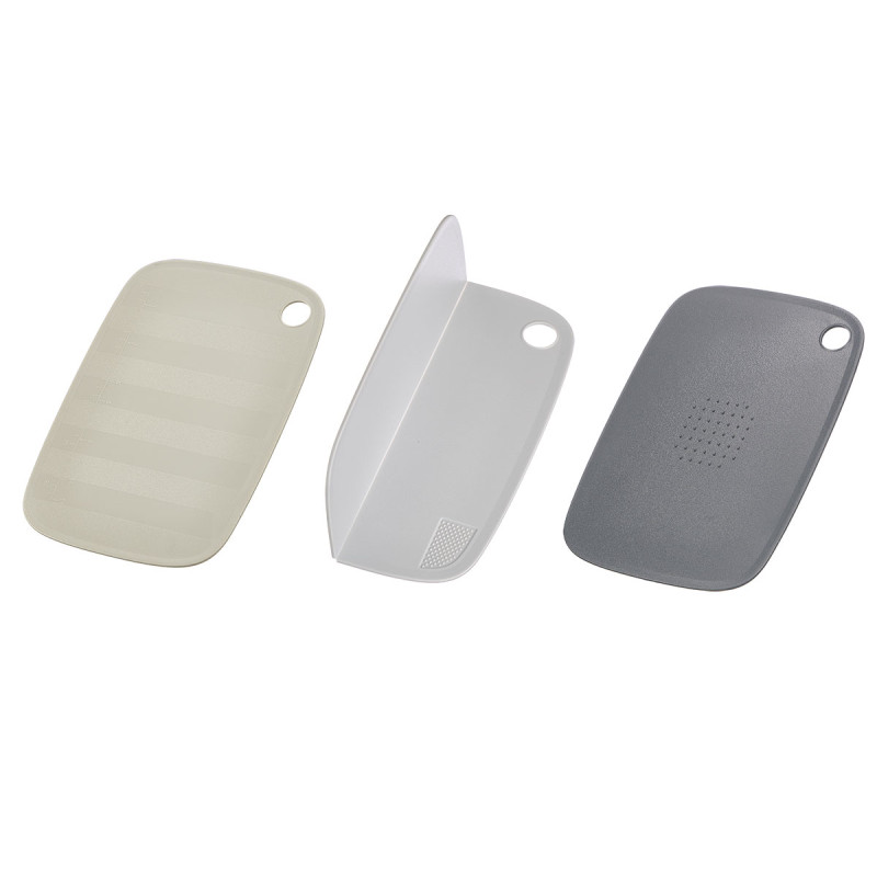 SET 3 TAGLIERI PLASTICA ASSORT 3 COL