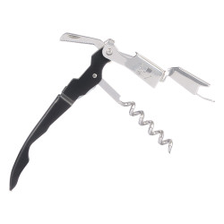 BROWN CORKSCREW KINFE BOTTLE OPENER