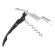 BROWN CORKSCREW KINFE BOTTLE OPENER