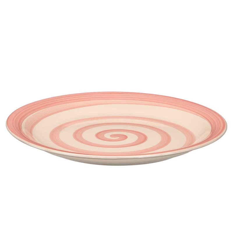 PRATO JANTAR GRÉS ROSA 27CM