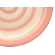 ASSIETTE PLATE FAÏENCE ROSE 27CM