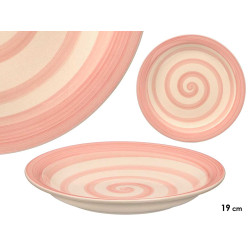 PIATTO LATERALE TERRACOTTA ROSA 19CM