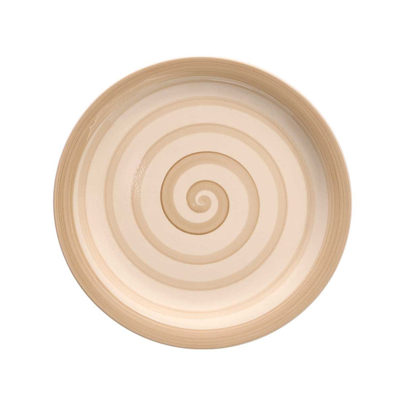 PIATTO PIANO TERRACOTTA BEIGE 27CM