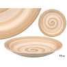 ASSIETTE DESSERT FAÏENCE BEIGE 19CM