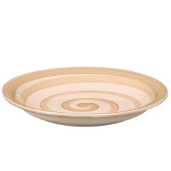 ASSIETTE DESSERT FAÏENCE BEIGE 19CM