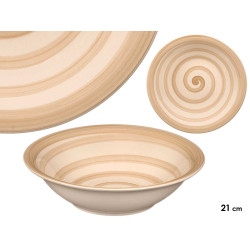 TAÇA SOPA GRÉS BEGE 21CM