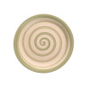 EARTHENWARE DINNER PLATE GREEN 27CM