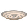 ASSIETTE DESSERT FAÏENCE GRIS 19CM