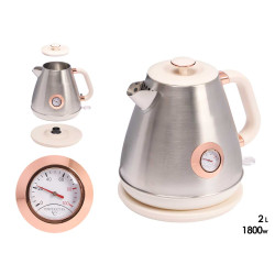 HERVIDOR ACERO TEMPERATURA 1800W 2L