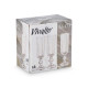 FLUTE CHAMPANHE 160ML TRANSPARENTE RISCAS
