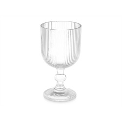BICCHIERE DA ACQUA 370ML STRISCE TRASPARENTI