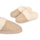 CHAUSSON D'INTÉRIEUR FEMME BEIGE