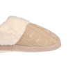 CHAUSSON D'INTÉRIEUR FEMME BEIGE