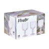 BICCHIERE DA ACQUA 370ML STRISCE TRASPARENTI