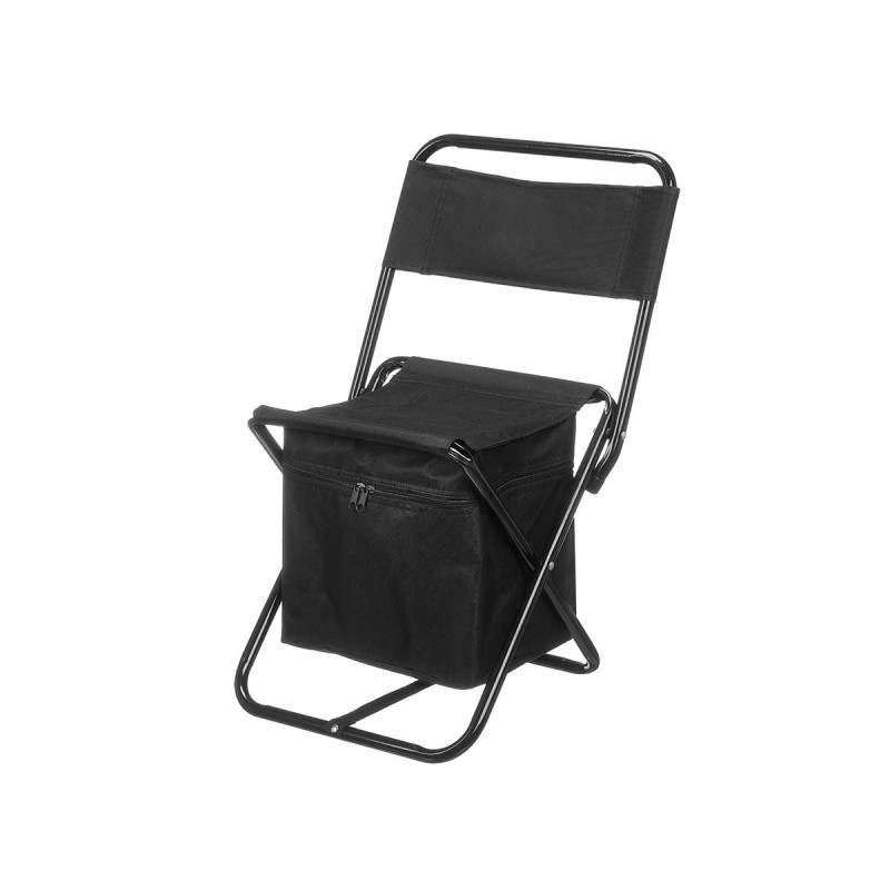 SILLA PLEGABLE BOLSA NEVERA NEGRO