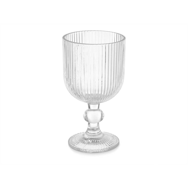 CALICE VINHO 260ML TRANSPARENTE RISCAS
