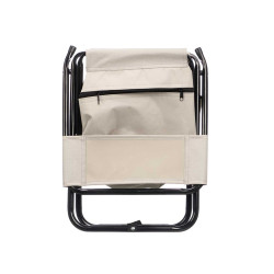FOLDABLE CHAIR COOLER BAG GRAY
