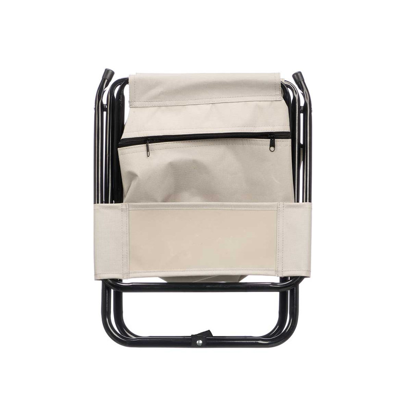 SILLA PLEGABLE BOLSA NEVERA GRIS