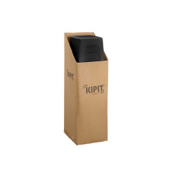 TABURETE PLASTICO ACOLCHADO NEGRO