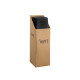 TABURETE PLASTICO ACOLCHADO NEGRO