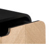 TABLE D'APPOINT 1 TIROIR NOIR BOIS