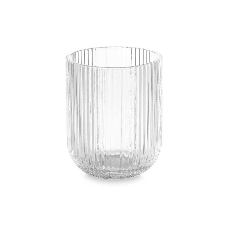 COPO BAIXO 270ML TRANSPARENTE RISCAS