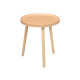 TABLE D'APPOINT RONDE BOIS NATUREL DIAM 40CM