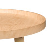 TABLE D'APPOINT RONDE BOIS NATUREL DIAM 40CM