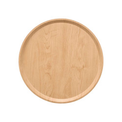TABLE D'APPOINT RONDE BOIS NATUREL DIAM 40CM