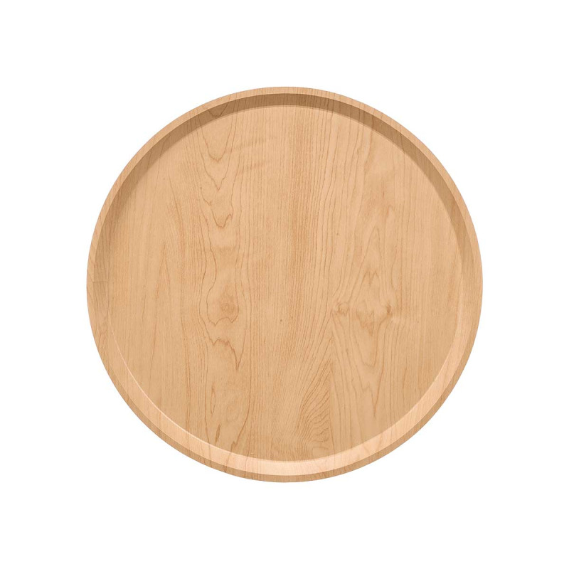 TABLE D'APPOINT RONDE BOIS NATUREL DIAM 40CM