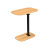 TAVOLINO REGOLABILE LEGNO NERO 48X30CM