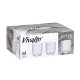 BICCHIERE BASSO 270ML STRISCE TRASPARENTI