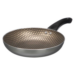 POÊLE INDUCTION ANTIADHÉSIVE NID D'ABEILLE GRIS 20