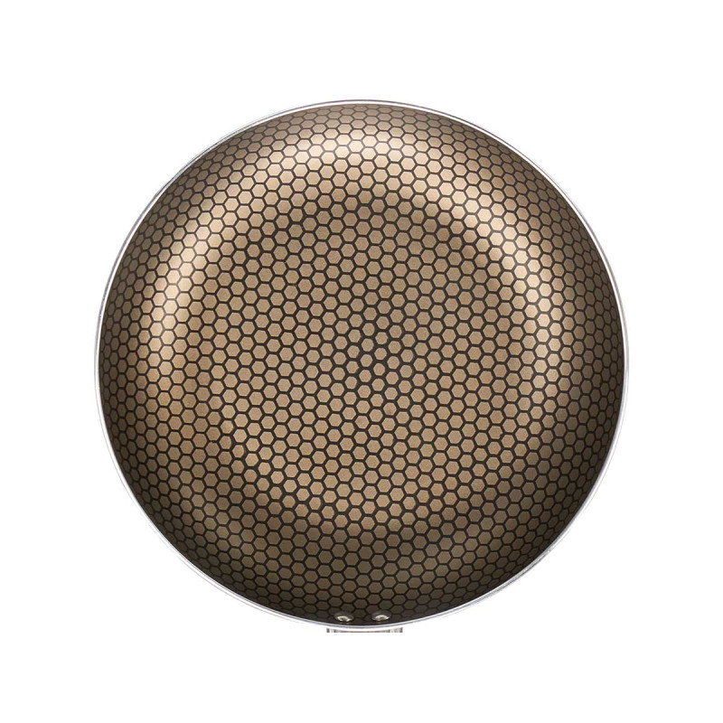 POÊLE INDUCTION ANTIADHÉSIVE NID D'ABEILLE GRIS 28