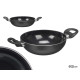 WOK PADELLA MANICI ANTRACITE 22CM