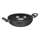 WOK POIGNÉES ANTHRACITE 24CM