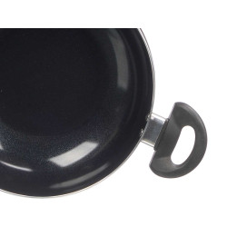 WOK POIGNÉES ANTHRACITE 28CM