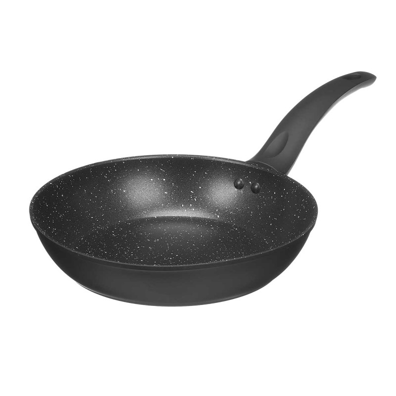 POÊLE INDUCTION ANTIADHÉSIVE ALUMINIUM NOIR 28CM